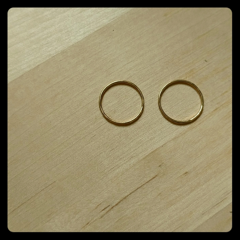 14K Gold Filled Sterling Silver Rings